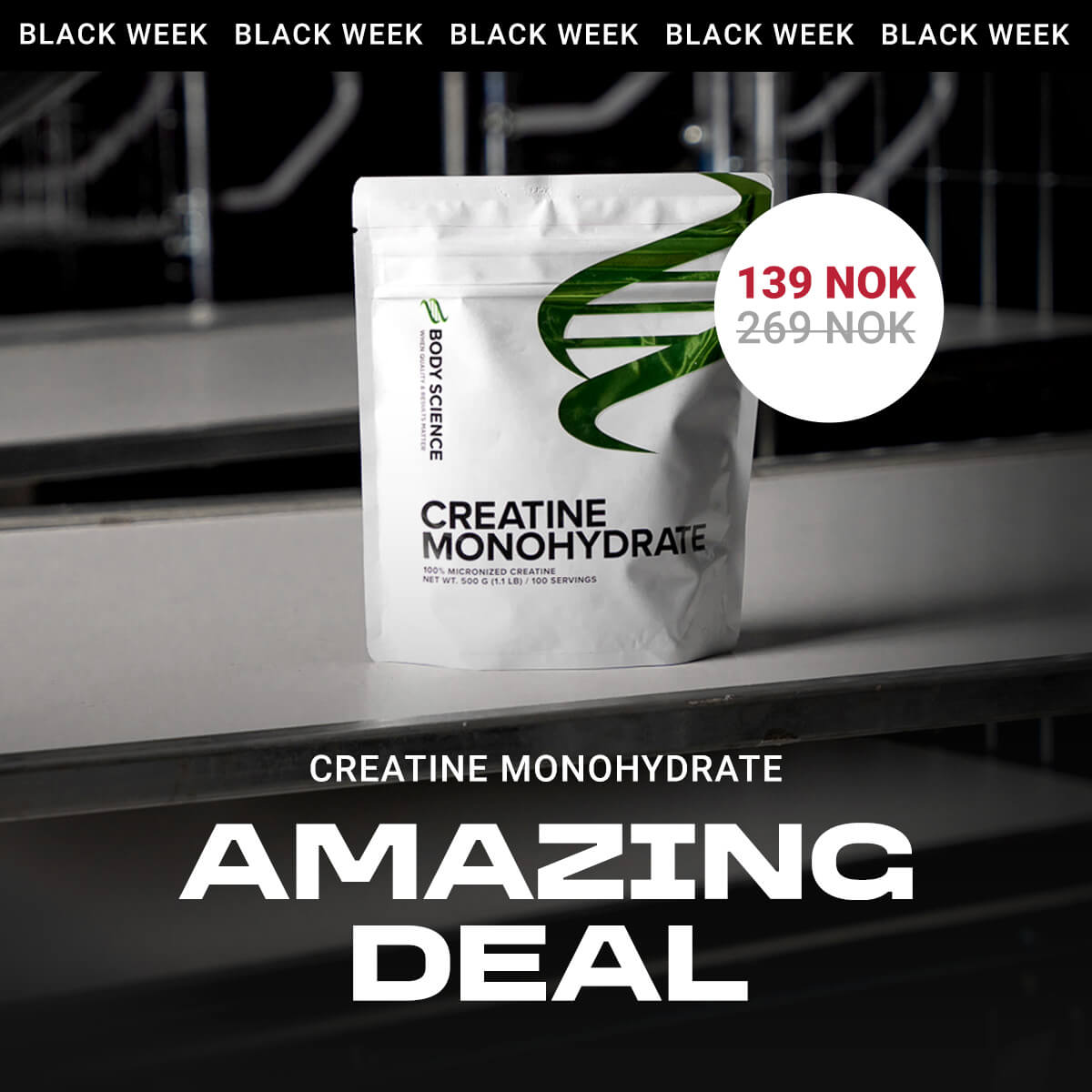 Creatine Monohydrate Price NOK