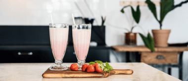 Protein Jordgubbsmilkshake