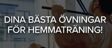 De bedste øvelser til hjemmetræning!