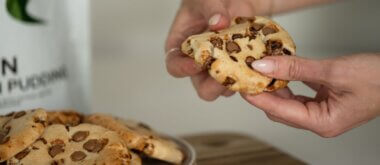 Proteinrige småkager med peanutbutter